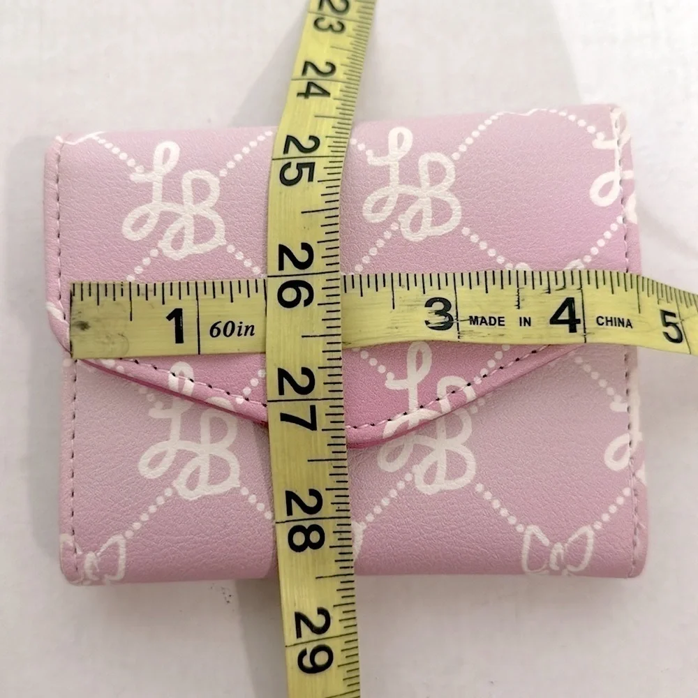 Betsey Johnson LUV BETSEY Flap Wallet -  Pretty Shades Of Pink EUC